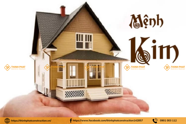 xây nhà mệnh Kim