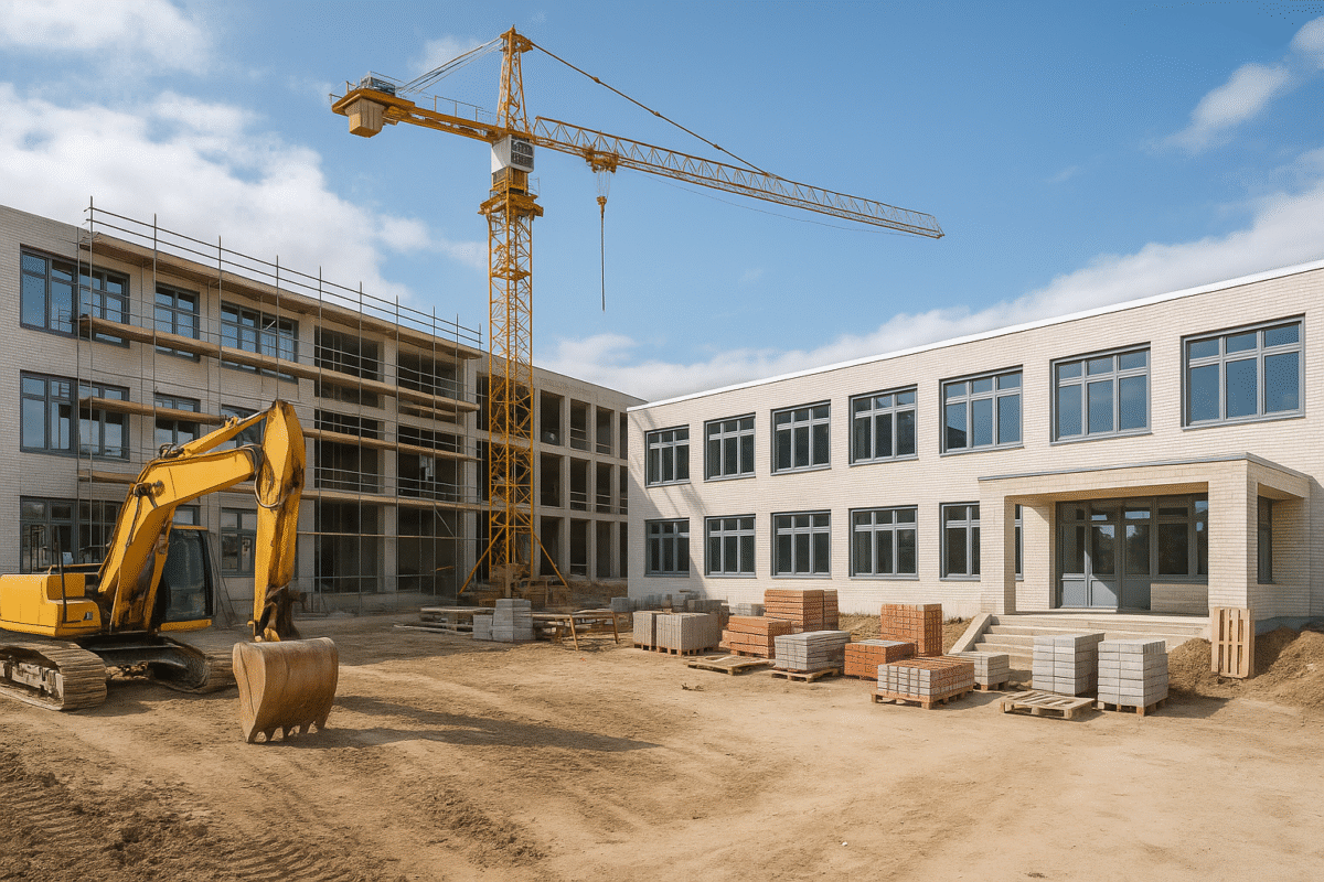 Các bước triển khai thi công công trình giáo dục đạt chuẩn