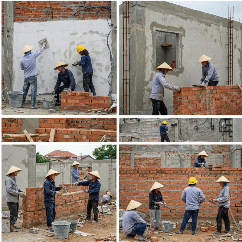 Tự Thuê Đội Thợ Xây Nhà: Cách Làm Linh Hoạt Nhưng Có Rủi Ro