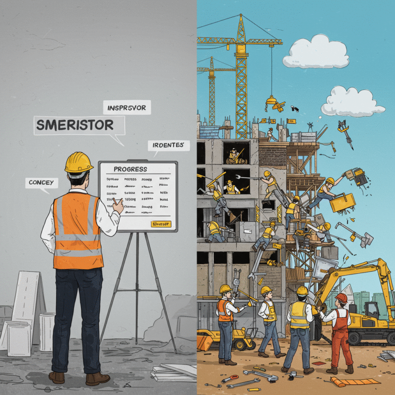 Nhà thầu trọn gói vs. Tự thuê đội