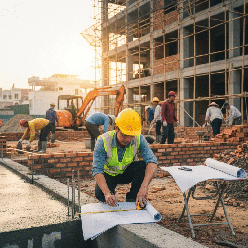 Giám sát thi công chặt chẽ, Kinh Nghiệm Xây Nhà