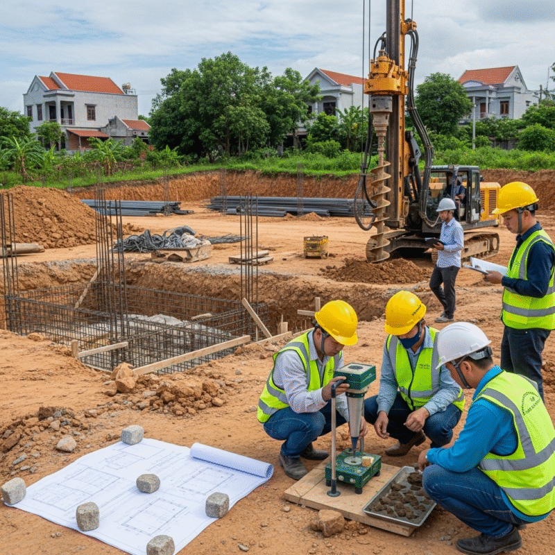 lỗi thi công – Không khảo sát địa chất kỹ càng trước khi xây