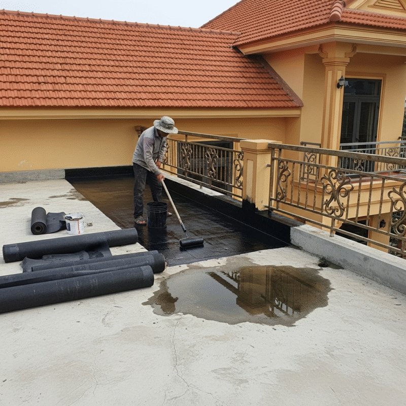 lỗi thi công – Chống thấm sơ sài