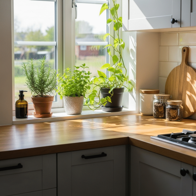 Phòng bếp – Giữ năng lượng dương và cân bằng hành Hỏa