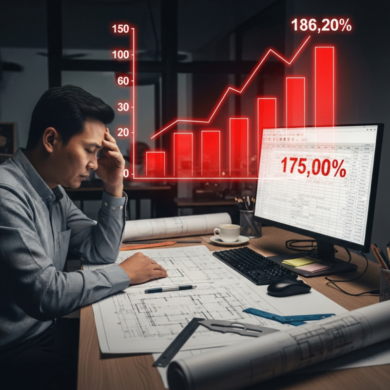 Không tính toán tải trọng và kết cấu chính xác, thiết kế nhà xưởng