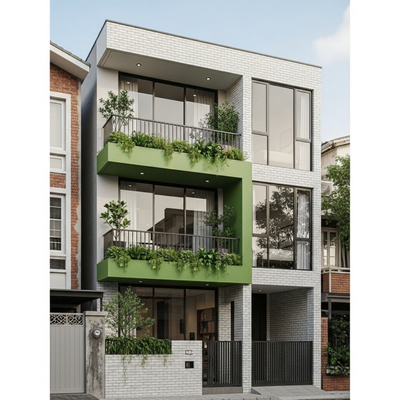 Ưu điểm vượt trội của nhà phố 2 tầng – 3 tầng