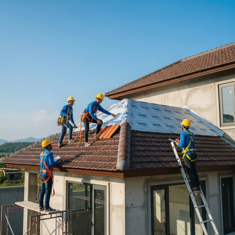 Kiểm tra và chống thấm mái – tường – sàn, bảo trì nhà ở