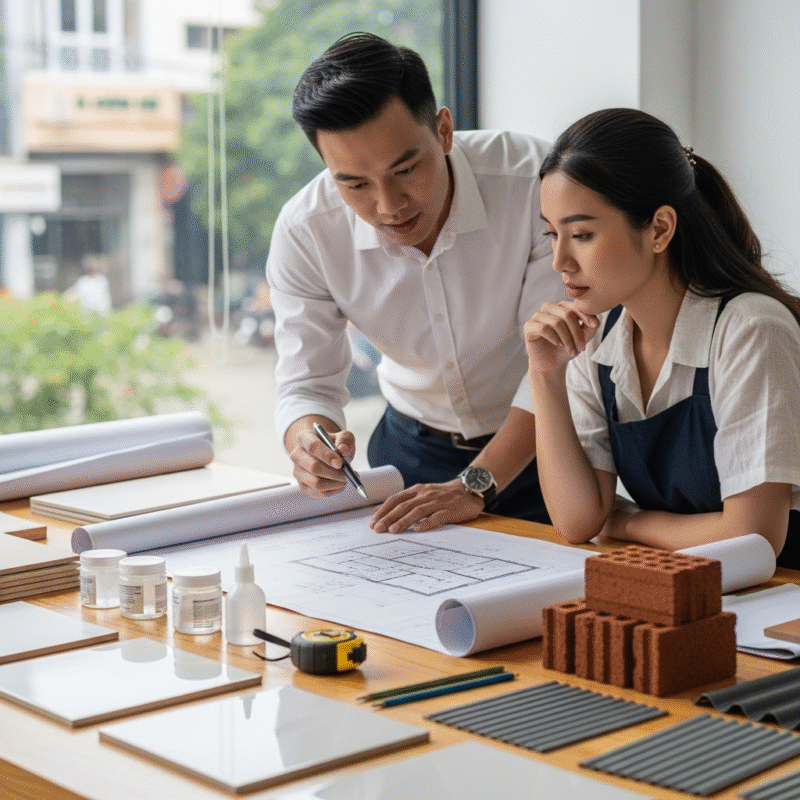 Lời khuyên cho gia chủ khi chọn vật liệu xây dựng