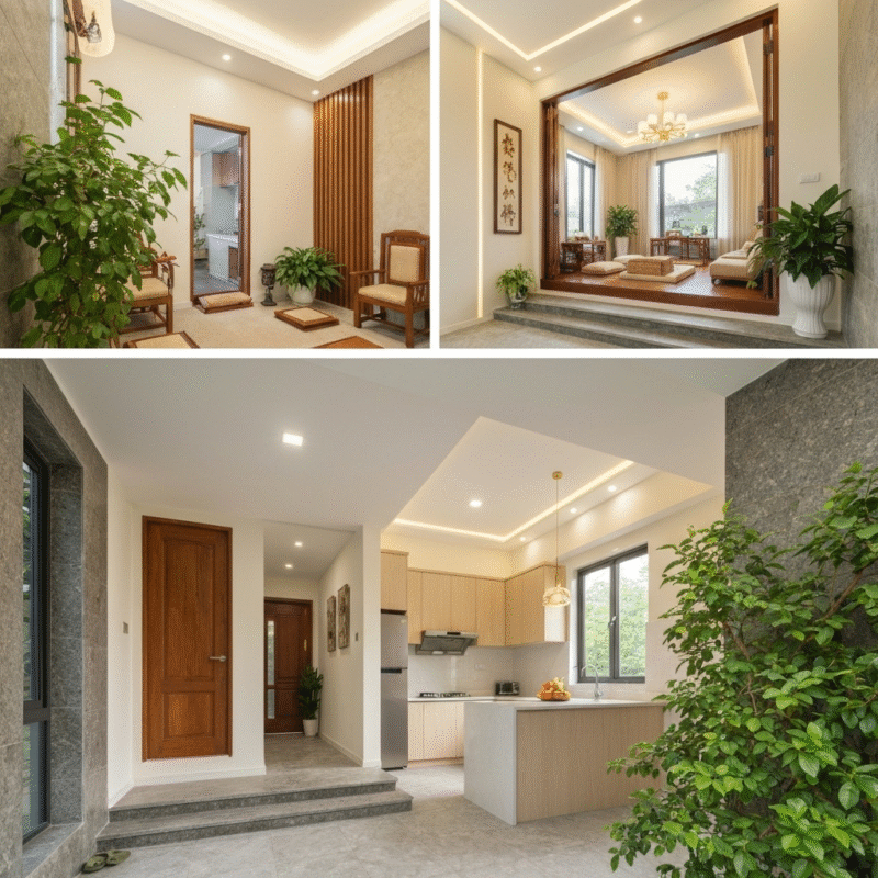 Áp dụng phong thủy trong thiết kế nhà nhiều thế hệ, thiết kế nhà