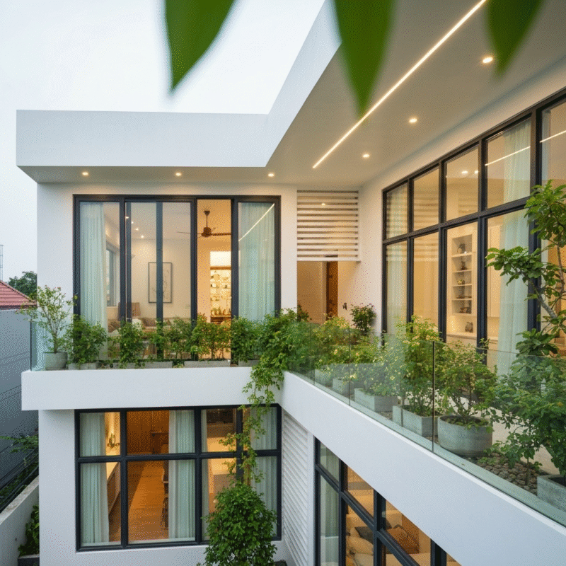 Thiết kế tiện nghi, dễ bảo trì và tiết kiệm năng lượng, thiết kế nhà