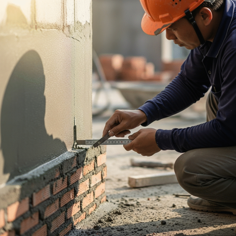 mẹo thi công, Chống thấm tường ngay từ giai đoạn thô