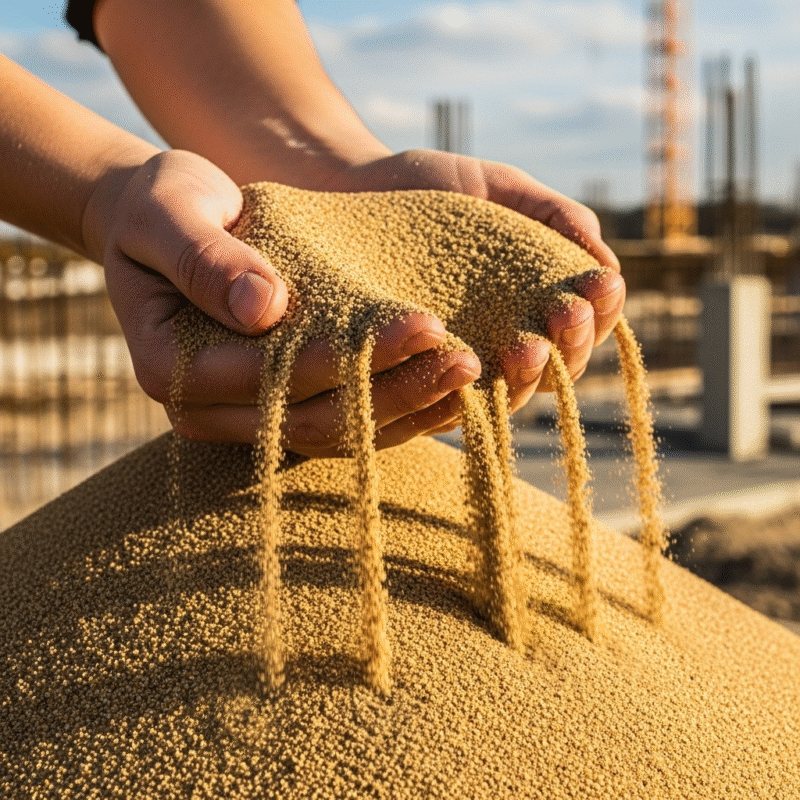 mẹo chọn xi măng, Chọn cát xây dựng đúng chuẩn