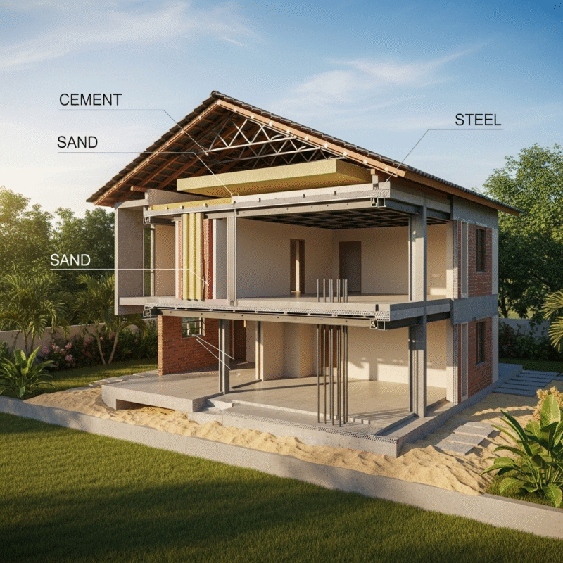 mẹo chọn xi măng, Gợi ý phối hợp vật liệu hiệu quả