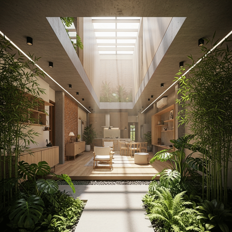 Tại Sao Cần Giếng Trời Trong Nhà Ống 5x20