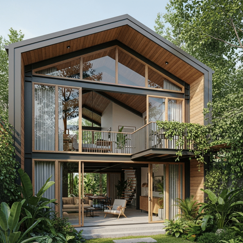 Nguyên tắc thiết kế nhà tiền chế đẹp và an toàn