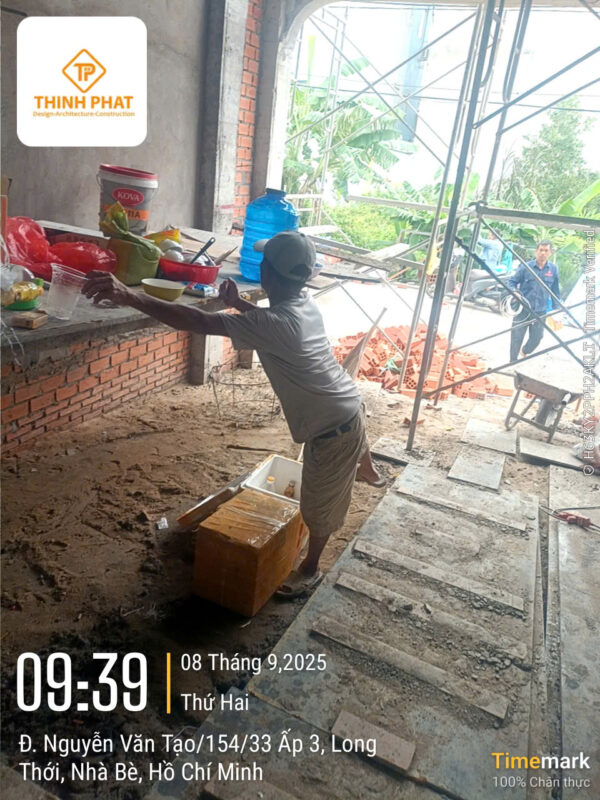 Tiến Độ Thi Công Anh Mạnh (3)