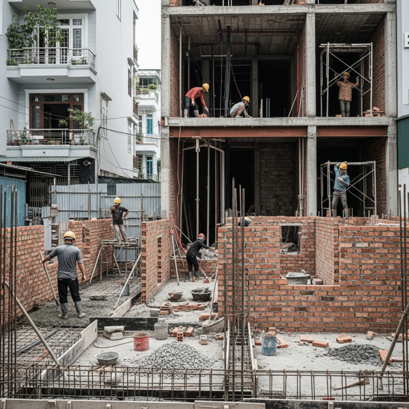 xây nhà từng phần riêng lẻ (2)