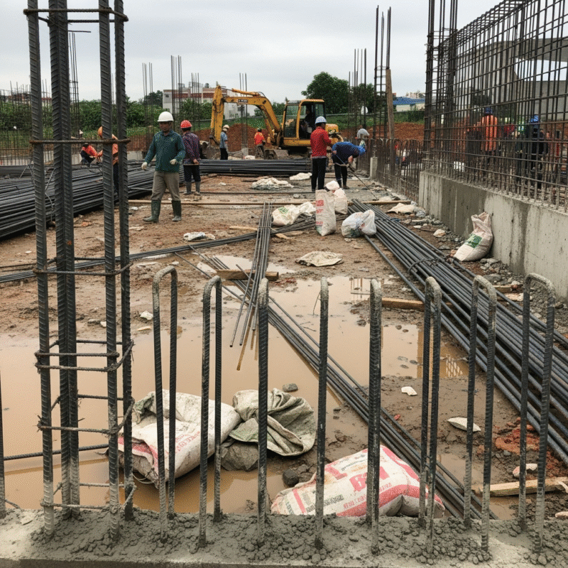 Sắt Dính Vữa (2)