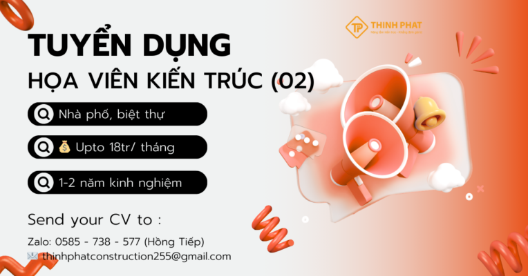 Tuyển Dụng Họa Viên Kiến Trúc