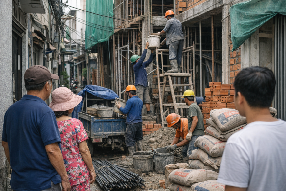 thi công nhà hẻm