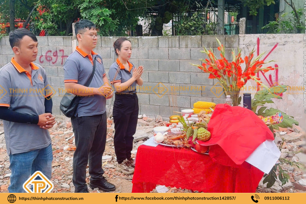 lễ động thổ khởi công ở hóc môn